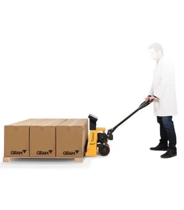 TRANSPALETA PESADORA DIGITAL 2000KG