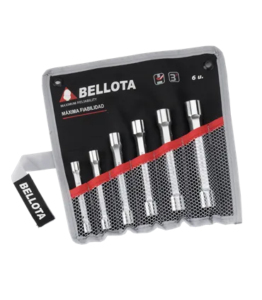 J.LLAVES TUBO 6 pcs 6-7/16-17 CR-V FORJADAS