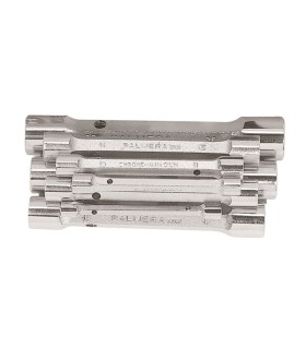 J.LLAVES TUBO 6 pcs 6-7/16-17 CR-V FORJADAS