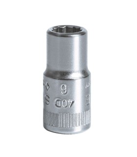 LLAVE VASO 1/4 BIHEX (12 CANTOS) 6 mm REF.40D STAHWILLE