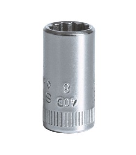 LLAVE VASO 1/4 BIHEX (12 CANTOS) 9 mm REF.40D STAHWILLE