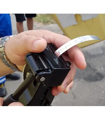 ROTULADORA MANUAL INDUSTRIAL PARA FLEJE INOX/ ALUM