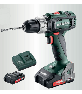 SET TALADRO BAT. PERCUTOR 18V METABO 2 BAT 2,0AH SB18L
