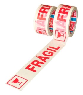 ROLLO PRECINTO 66m x50mm "FRAGIL"
