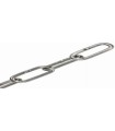 METRO CADENA INOX A4 Ø4 mm. SERIE LARGA. ESLABON 16x40mm