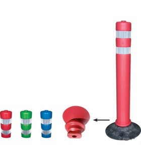 HITO REFLECTANTE H-80 DESMONTABLE VERDE Ø10CM