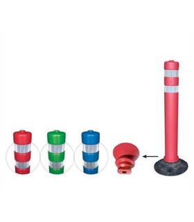 HITO REFLECTANTE H-80 DESMONTABLE VERDE Ø10CM