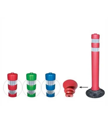 HITO REFLECTANTE H-80 DESMONTABLE VERDE Ø10CM