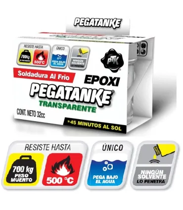 PEGAMENTO EPOXICO TRANSPARENTE 32 ML