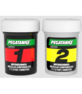 PEGAMENTO EPOXICO ACERO 34 ML NEGRO/GRIS