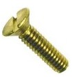 3/16X20 TORNILLO AVELLANADO RANURADO DIN 63 LATON