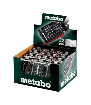 SURTIDO 32  PUNTAS ATORNILLADOR METABO RF. 26700