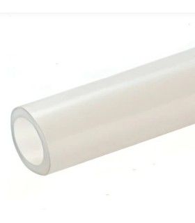 Estuche dispensador con 25 metros de tubo Nylon Ø2x4mm. Color Natural, blanco translúcido.