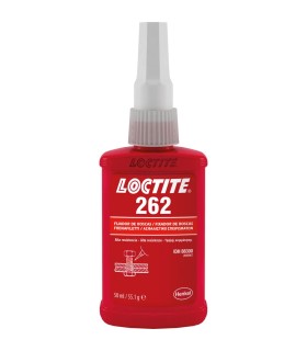FIJADOR ROSCAS LOCTITE 262 50 ml.ROJO ALTA RESISTENCIA