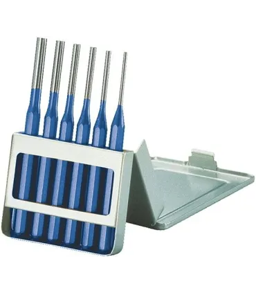 JUEGO 6 PUNZON CILIN. S/Larga  Ø 3-10mm