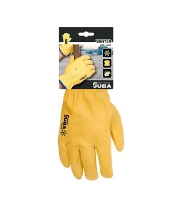 GUANTE CUERO AMA.FORRADO N.7F T10