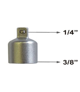 REDUCCION VASOS DE 3/8" A 1/4" con agujero