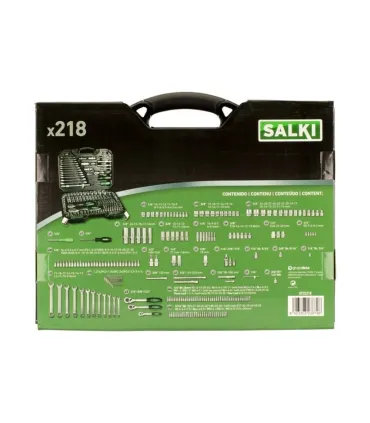 Juego VASOS 1/2+3/8+1/4 DE 218piezas SALKI