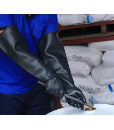 PAR GUANTE LATEX GRUESO CHORRO ARENA T10