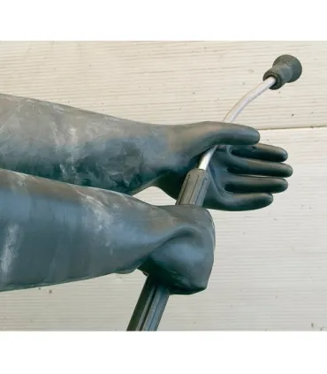 PAR GUANTE LATEX GRUESO CHORRO ARENA T10