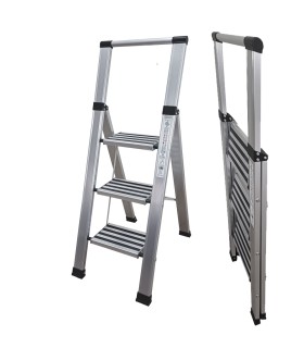 ESCALERA TIJERA BRICO ALUM 3 PELDAÑOS ANCHOS 0,70m