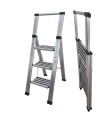 ESCALERA TIJERA BRICO ALUM 3 PELDAÑOS ANCHOS 0,70m