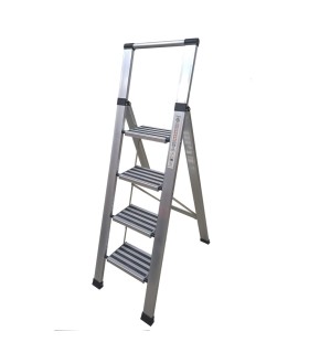 ESCALERA TIJERA BRICO ALUM 4 PELDAÑOS ANCHOS 0,93m