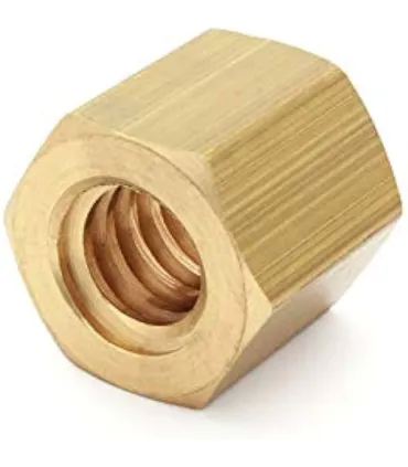 TUERCA BRONCE HEXAGONAL.LISA TR 16x4 DCHA 24MM X35MM