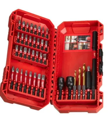 JUEGO 40 PUNTAS+BROCAS IMPACTO 1/4" MILWAKEE