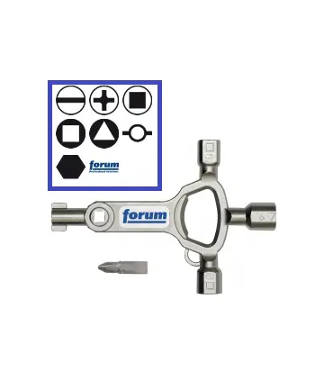 LLAVE CRUZ ARMARIO ELECTRICO  8 Funciones