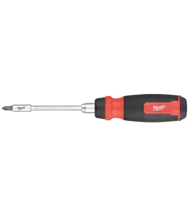 DESTORNILLADOR MULTIPUNTAS 14 EN 1 CON CARRACA  MILWAUKEE