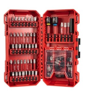 ESTUCHE DE 70 PIEZAS SHOCKWAVE MILWAUKEE