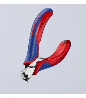 ALICATE ELECTRONICA CORTE OBLICUO CAB.PEQ 115mm 64.52.115