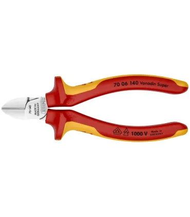 ALICATE CORTE DIAGONAL 1000V 140MM 70.06.140