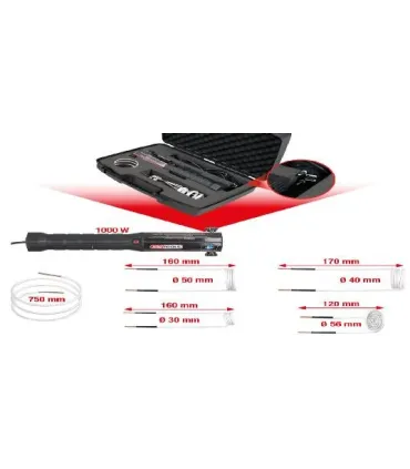 KIT PISTOLA CALENTADORA INDUCCION 1000W