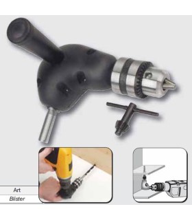 CABEZAL ANGULAR TALADRO C/PORTABROCAS 1-10mm BRICO