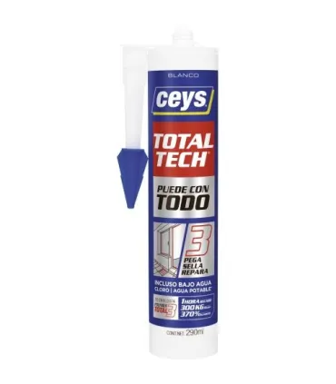 CARTUCHO ADHESIVO SELLADOR T-TECH BLANCO 290 ml