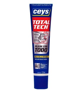 TUBO ADHESIVO SELLADOR T-TECH TRANSPARENTE 125 ml