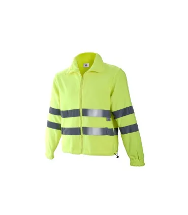 CHAQUETA POLAR ALTA VISIBILIDAD AMARILLO  T.XL