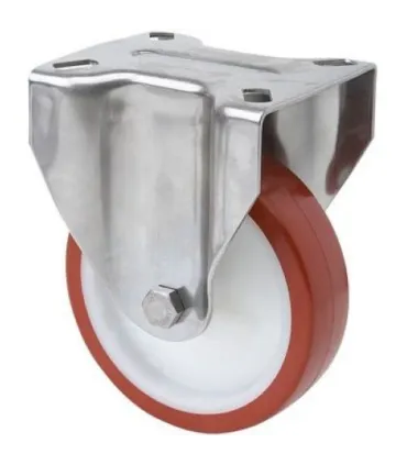 RUEDA FIJA 17ZVLI80-POL POLIURET.INOX ALEX 2-2422