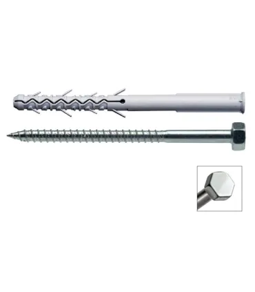 UD. TACO + TORNILLO HEXAGONAL 10x120