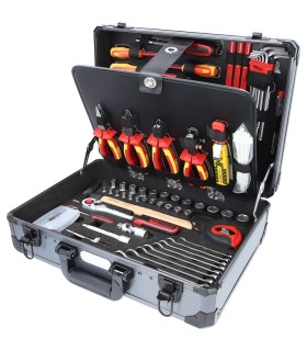 CAJA 128 HERRAMIENTAS ELECTROMECANICO KS TOOLS 911.0628