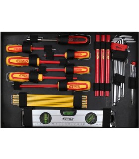 CAJA 128 HERRAMIENTAS ELECTROMECANICO KS TOOLS 911.0628