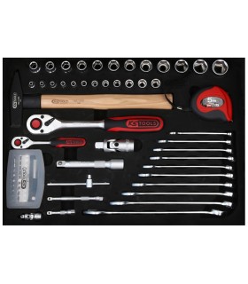 CAJA 128 HERRAMIENTAS ELECTROMECANICO KS TOOLS 911.0628