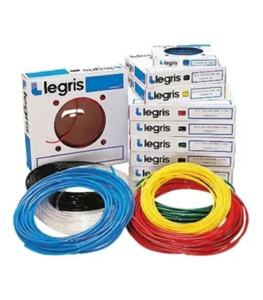 Estuche dispensador con 25 metros de tubo Nylon Ø2x4mm. Color Natural, blanco translúcido.