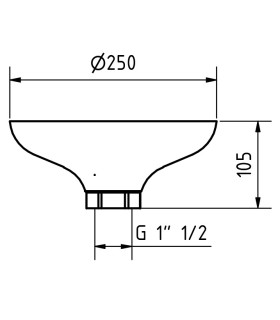 PLATO RECOGEDOR LAVA-OJOS AMARILLO