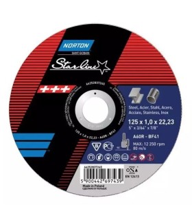 CAJA 25 DISCOS CORTE ACERO+INOX 115x1x22