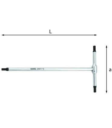 LLAVE ALLEN T USAG 14 mm.