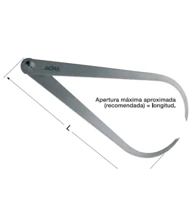 COMPAS EXTERIORES/GRUESOS 150 mm