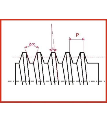 BARRA HUSILLO DIN103 INOXIDABLE 24x5x3000 DCHA